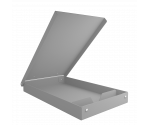 Aluminum Memo Storage Clipboard - Silver